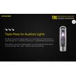 ΦΑΚΟΣ LED NITECORE TIKI LE, Black, 300 lumens