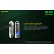 ΦΑΚΟΣ LED NITECORE TIKI GITD, Glow-In-The-Dark,  300 lumens
