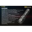 ΦΑΚΟΣ LED NITECORE PRECISE P20ix, Tactical, Strobe Ready