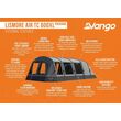 VANGO Lismore Air TC 600XL Package, Φουσκωτή σκηνή 6 ατόμων, 705 x 380 x 210(ύψος) cm, TETLISATC000002 /Cloud Grey