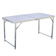 NEW CAMP Apella Folding Table with 4 Benches Set, Πτυσσόμενο Τραπέζι Αλουμινίου για Camping με Καρεκλάκια, NEW-186
