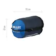 MILLET Active 600D Sleeping Bag, Καλοκαιρινός Υπνόσακος με Φερμουάρ Δεξιά (D), MIC1168-N8599D /Azur Blue