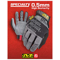 ΓΑΝΤΙΑ MECHANIX, Specialty Hi-Dexterity 0.5mm,SM