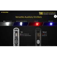 ΦΑΚΟΣ LED NITECORE TIKI LE, Black, 300 lumens