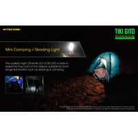 ΦΑΚΟΣ LED NITECORE TIKI GITD, Glow-In-The-Dark,  300 lumens
