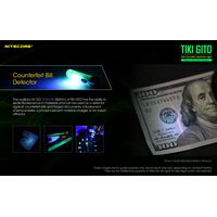 ΦΑΚΟΣ LED NITECORE TIKI GITD, Glow-In-The-Dark,  300 lumens