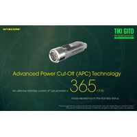 ΦΑΚΟΣ LED NITECORE TIKI GITD, Glow-In-The-Dark,  300 lumens