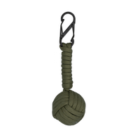 ΜΠΡΕΛΟΚ Albainox Double carabiner with paracord ball, Green