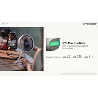 ΑΝΕΜΙΣΤΗΡΑΣ ΠΟΛΥΧΡΗΣΤΙΚΟΣ NITECORE NEF10 Grey