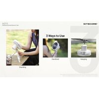 ΑΝΕΜΙΣΤΗΡΑΣ ΠΟΛΥΧΡΗΣΤΙΚΟΣ NITECORE NEF10 Grey