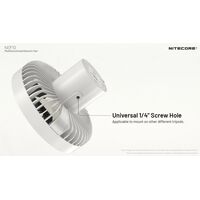 ΑΝΕΜΙΣΤΗΡΑΣ ΠΟΛΥΧΡΗΣΤΙΚΟΣ NITECORE NEF10 Grey