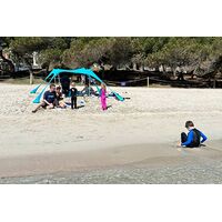 Ελαστική Τέντα Παραλίας 2x2 Lycra Shelter New Camp Aegean Blue