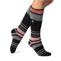 H.H. LADIES HEAT HOLDERS SKI SOCKS BLACK 6077