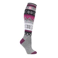 H.H.SOCKS LADIES JACQUARD LITE LONG SHAW 2742