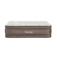 BESTWAY Fortech Duvet Queen 203x152x51 cm Twin Built-in AC pump, Φουσκωτό Στρώμα Ύπνου Διπλό με Εσωτερική Τρόμπα, 69145