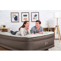 BESTWAY Fortech Duvet Queen 203x152x51 cm Twin Built-in AC pump, Φουσκωτό Στρώμα Ύπνου Διπλό με Εσωτερική Τρόμπα, 69145