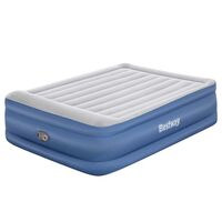 BESTWAY TriTech Quenn 203x152x56cm Twin Built-in AC pump, Φουσκωτό Στρώμα Ύπνου Διπλό με Εσωτερική Τρόμπα, 67614