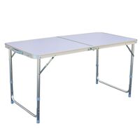 NEW CAMP Apella Folding Table with 4 Benches Set, Πτυσσόμενο Τραπέζι Αλουμινίου για Camping με Καρεκλάκια, NEW-186