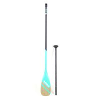Κουπί SUP ρυθμιζόμενο 160-215cm Full Carbon με Bamboo λεπίδα – Silica SCK