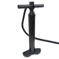 SCK Τρόμπα χειρός διπλής ενεργείας για φουσκωτά SUP ενισχυμένη - Μαύρη