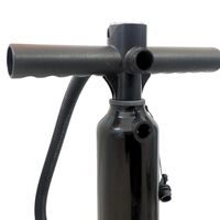 SCK Τρόμπα χειρός διπλής ενεργείας για φουσκωτά SUP ενισχυμένη - Μαύρη