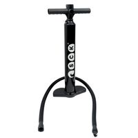 SCK Τρόμπα χειρός διπλής ενεργείας για φουσκωτά SUP ενισχυμένη - Μαύρη