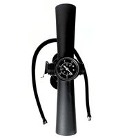 SCK Τρόμπα χειρός διπλής ενεργείας για φουσκωτά SUP ενισχυμένη - Μαύρη