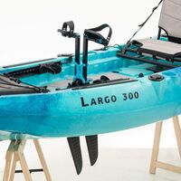 SCK Largo 300 Μονοθέσιο Pedal Kayak ready με αλουμινίου κάθισμα και τιμονιέρα | Μπλε-Τυρκουάζ