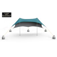 SALTY TRIBE Aeolians Blackout Beach Elastic Tent 300x250 cm, Τέντα Παραλίας με Προστασία UV, TRI-087 /Teal
