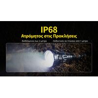 ΦΑΚΟΣ LED NITECORE PRECISE P40, Ultra long throw , 2900m