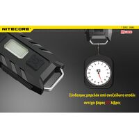 ΦΑΚΟΣ LED NITECORE THUMB USB-C s/n, rechargable, 85lumens