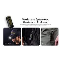 ΦΑΚΟΣ LED NITECORE TUP2, MCT, 1200lm, Black