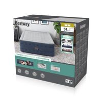 BESTWAY Tritech TruLeisure™ Queen 2.03x1.52x51cm, Φουσκωτό Στρώμα Ύπνου Διπλό με Εσωτερική Τρόμπα, 6716P