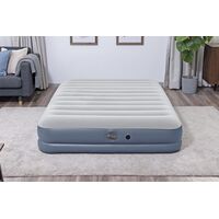 BESTWAY Airbed Queen Built-In DC Pump 2.03x1.52x36cm, Φουσκωτό Στρώμα Ύπνου Διπλό με Εσωτερική Τρόμπα, 6716T