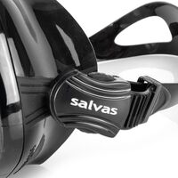 Μάσκα Θαλάσσης Salvas Wanted Black Silicone band 52204