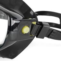 Μάσκα Θαλάσσης Salvas Heritage Black Silicone band 52214