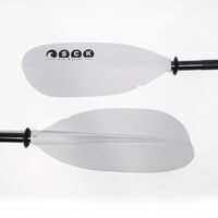 Κουπί καγιάκ ρυθμιζόμενο 222-2325cm Αλουμινίου διαιρούμενο Deluxe - Άσπρο