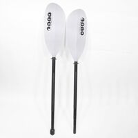 Κουπί καγιάκ ρυθμιζόμενο 222-2325cm Αλουμινίου διαιρούμενο Deluxe - Άσπρο