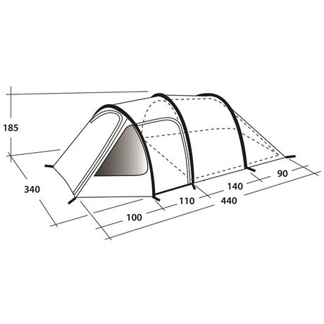 Σκηνή 5 Ατόμων Outwell Prescot 500