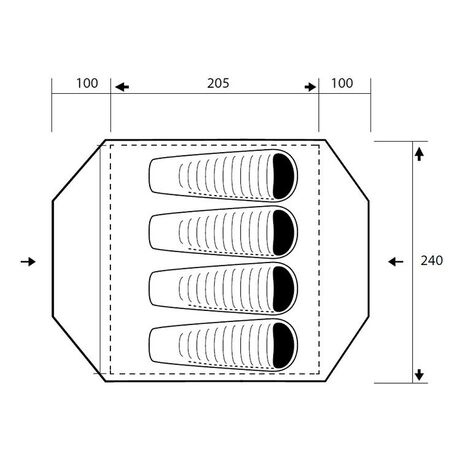 Σκηνή Trimm Tornado Μοντέλο 2017