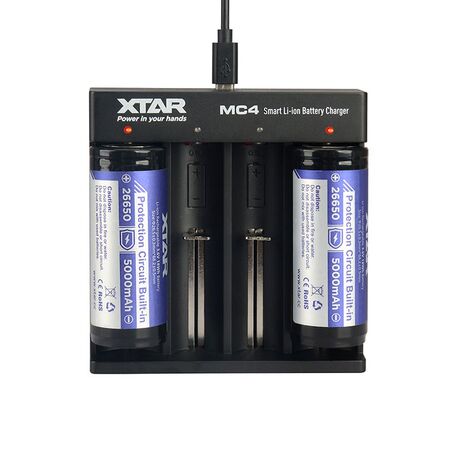 Φορτιστής μπαταριών XTAR MC4