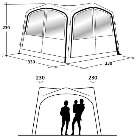 Κιόσκι Outwell Vale Air Shelter Deluxe