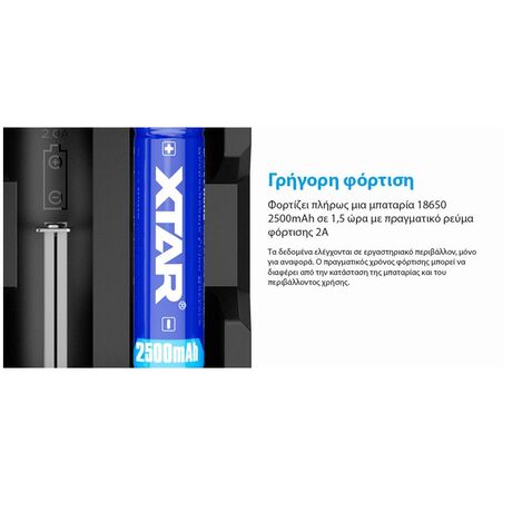 Φορτιστής Μπαταριών XTAR X2