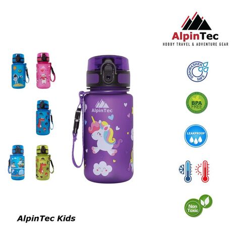 Παγούρι AlpinTec Kids 350ML Unicorn Μωβ