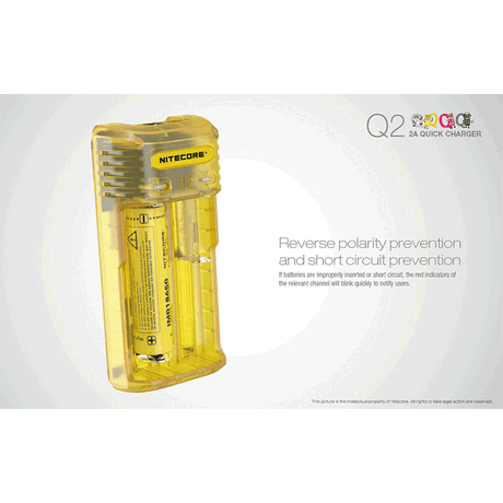 ΦΟΡΤΙΣΤΗΣ NITECORE Q2, Quick charger, 2A, Lemonade