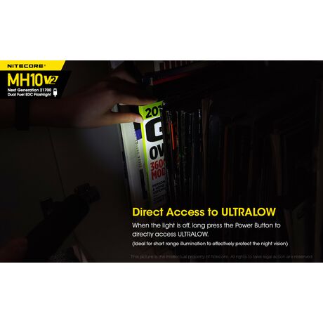 ΦΑΚΟΣ LED NITECORE MULTI TASK HYBRID MH10V2