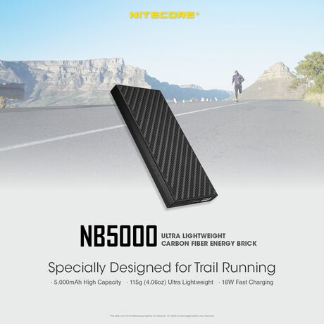 POWER BANK NITECORE NB5000 Carbon Fiber