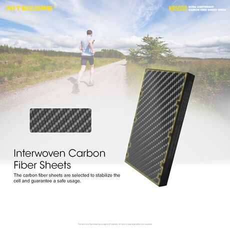 POWER BANK NITECORE NB5000 Carbon Fiber