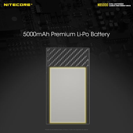 POWER BANK NITECORE NB5000 Carbon Fiber