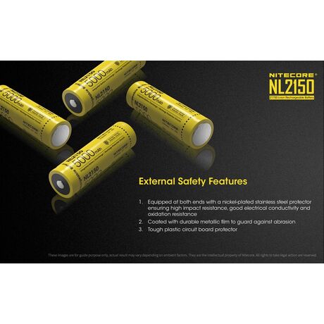 Μπαταρία Επαναφορτιζόμενη Nitecore 21700 5000mAh